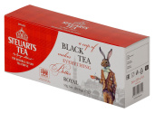 Чай в пакетиках STEUARTS Black Tea Royal, 25 пак, Шри-Ланка