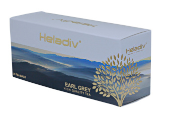 Чай в пакетиках HELADIV Earl Grey, 25 пак, Шри-Ланка